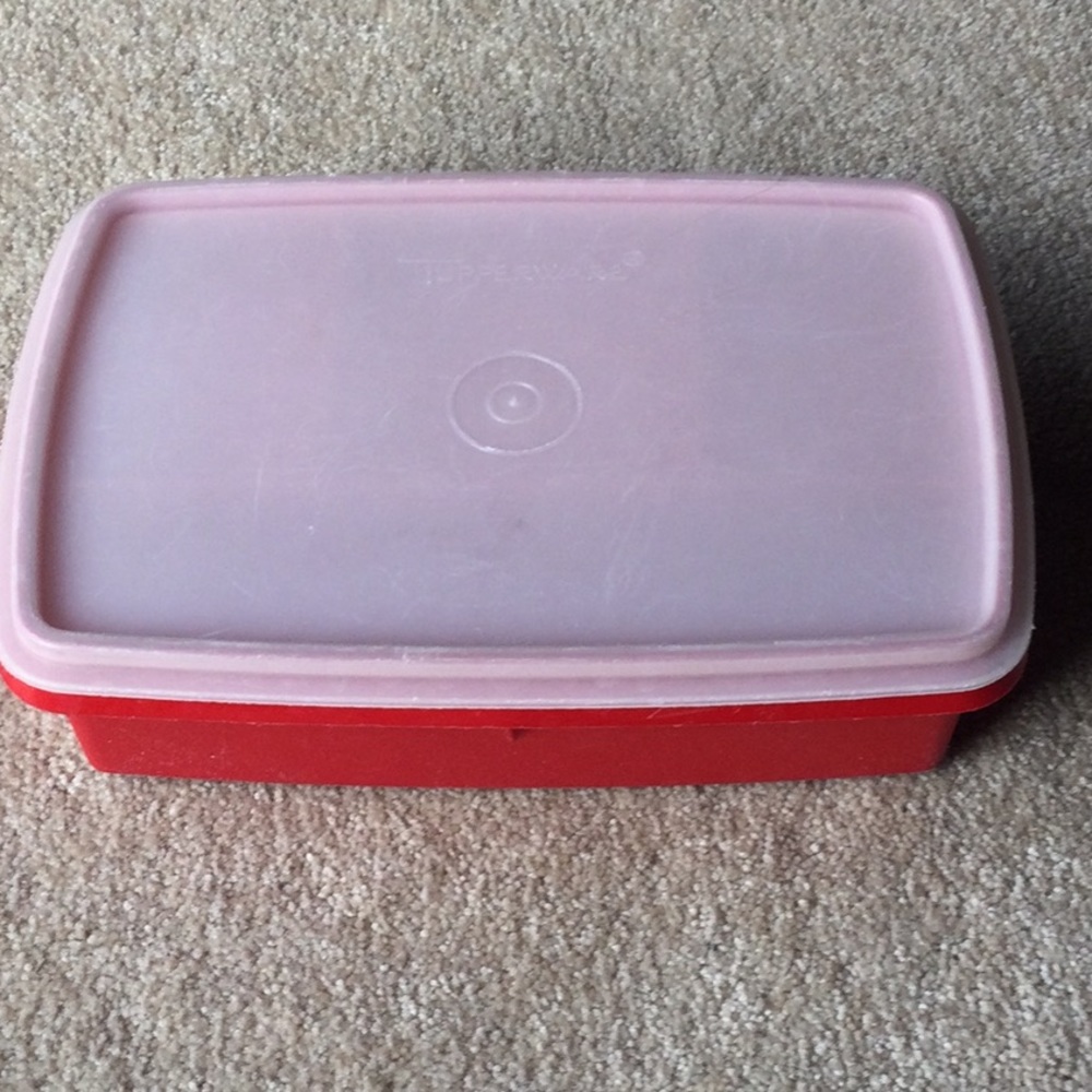 Vintage Tupperware Stow N Go Divided Storage Container
